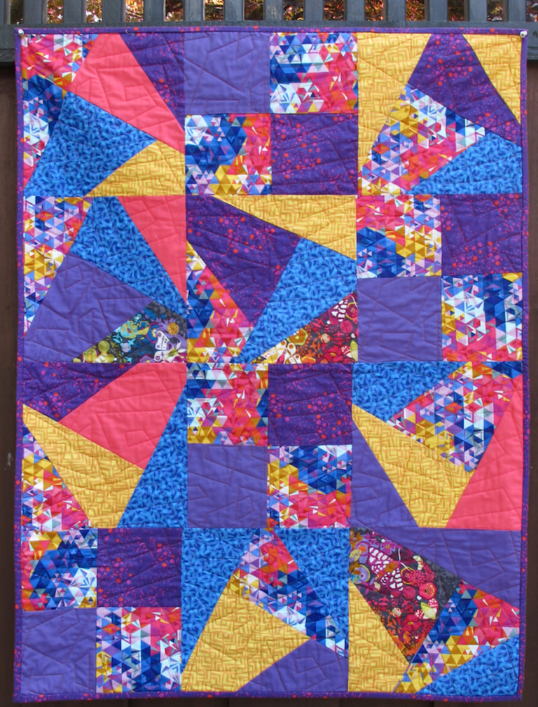 Purple quilt by Carol Van Zandt